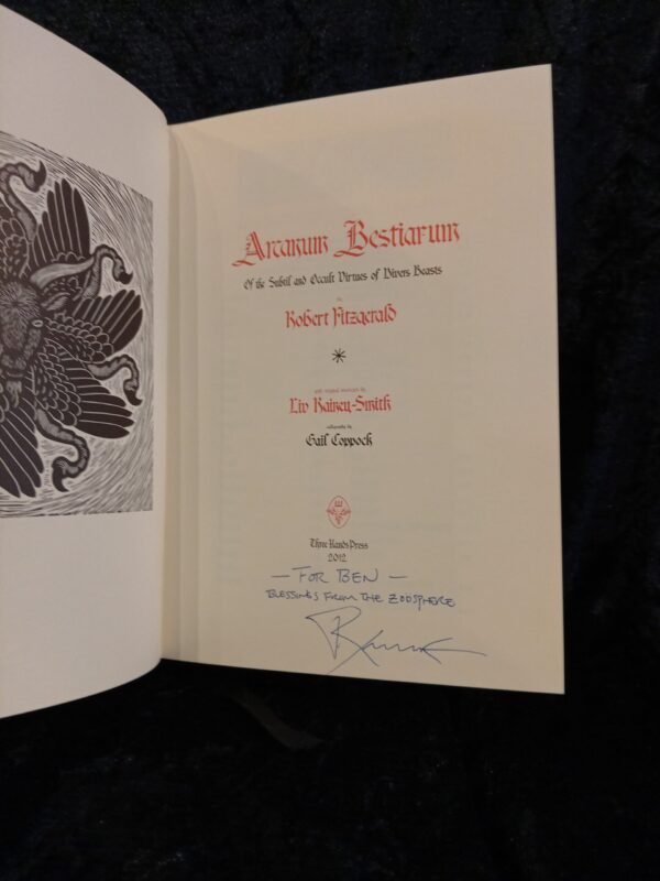 Arcanum Bestiarum: Deluxe Edition - Robert Fitzgerald (Three Hands Press) - Image 2
